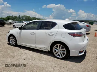 2014 Lexus CT 200h with VIN JTHKD5BH3E2189525, listed as a Copart auction lot 62602215 with 190,087 mi miles and Salvage title. Bid and sale history available at DreamBid. Image 2.