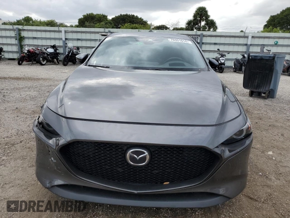 2022 Mazda Mazda3 Hatchback Premium with VIN JM1BPAMLXN1515412, listed as a Copart auction lot 76951614 with 0 mi miles and Salvage Title. Bid and sale history available at carsss.com. Image 5.