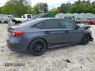 2023 Honda Civic Sport with VIN 2HGFE2F53PH521053, listed as a Copart auction lot 57096835 with 55,800 mi miles and Salvage title. Bid and sale history available at DreamBid. Image 3.
