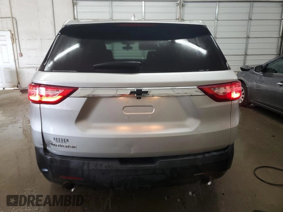 2020 Chevrolet Traverse LS with VIN 1GNERFKW1LJ130830, listed as a Copart auction lot 61297324 with 97,301 mi miles and Salvage Title. Bid and sale history available at carsss.com. Image 6.