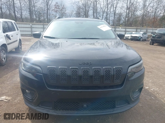 2022 Jeep Cherokee X with VIN 1C4PJMCX0ND527533, listed as a IAAI auction lot 41674822 with 36,300 mi miles. Bid and sale history available at carsss.com. Image 12.