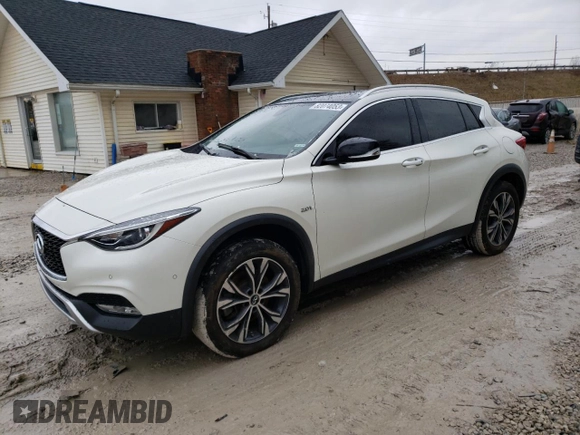 2018 Infiniti QX30 Premium with VIN SJKCH5CR6JA047992, listed as a Copart auction lot 82074053 with 42,479 mi miles. Bid and sale history available at carsss.com. Image 1.