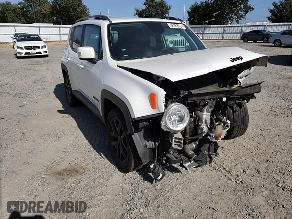 2018 Jeep Renegade Latitude with VIN ZACCJABH5JPH93990, listed as a Copart auction lot 68153784 with 39,454 mi miles and Salvage title. Bid and sale history available at DreamBid. Image 11.