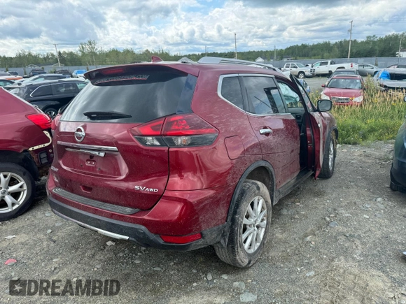 2020 Nissan Rogue S with VIN 5N1AT2MVXLC731773, listed as a Copart auction lot 62830624 with 68,407 mi miles and Salvage Title. Bid and sale history available at carsss.com. Image 3.