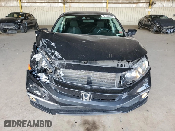 2019 Honda Civic Sedan EX with VIN 19XFC1F31KE207886, listed as a Copart auction lot 51602615 with 56,118 mi miles and Salvage Title. Bid and sale history available at carsss.com. Image 5.