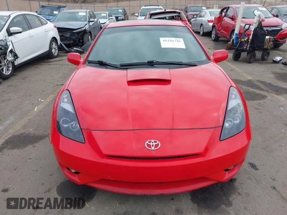 2003 Toyota Celica GT with VIN JTDDR32TX30150105, listed as a IAAI auction lot 41342726 with 147,735 mi miles. Bid and sale history available at carsss.com. Image 12.