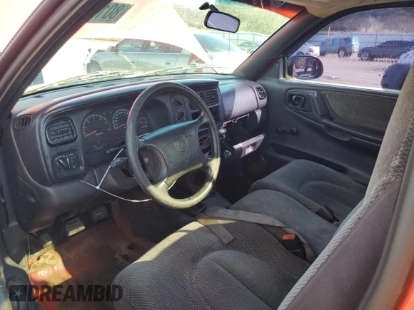 1999 Dodge Dakota SLT with VIN 1B7FL26XXXS254590, listed as a Copart auction lot 80100174 with 330,874 mi miles and Clean Title. Bid and sale history available at carsss.com. Image 8.
