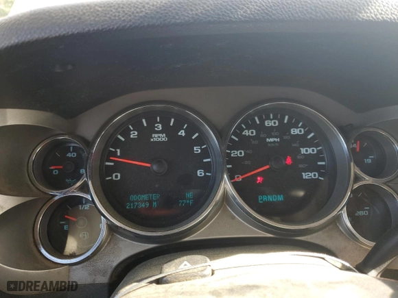 2010 Chevrolet Silverado 1500 LT with VIN 3GCRKSE38AG160303, listed as a Copart auction lot 77270644 with 217,349 mi miles and Clean Title. Bid and sale history available at carsss.com. Image 9.