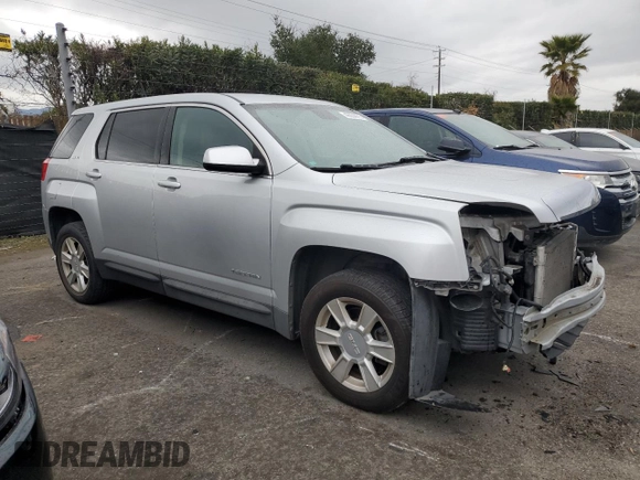 2013 GMC Terrain SLE with VIN 2GKALMEK6D6244072, listed as a Copart auction lot 42834475 with 90,247 mi miles and Salvage Title. Bid and sale history available at carsss.com. Image 4.