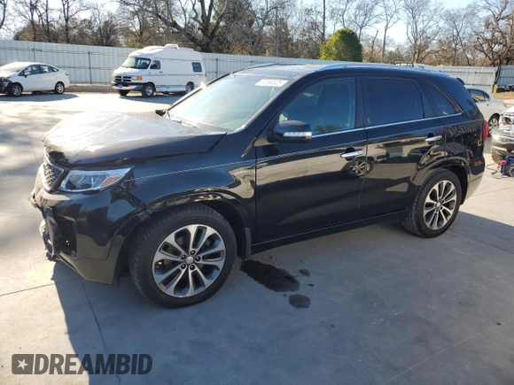 2014 Kia Sorento SX Limited with VIN 5XYKW4A73EG522925, listed as a Copart auction lot 87590325 with 128,976 mi miles and Salvage Title. Bid and sale history available at carsss.com. Image 1.