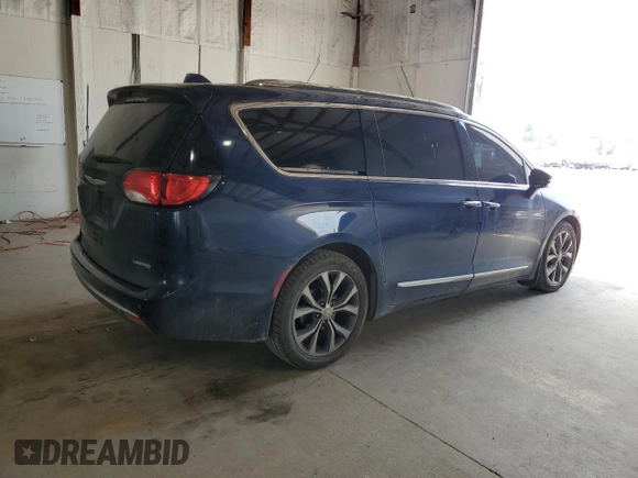 2017 Chrysler Pacifica Limited with VIN 2C4RC1GG6HR753492, listed as a Copart auction lot 54918255 with 277,597 mi miles and Salvage title. Bid and sale history available at DreamBid. Image 3.