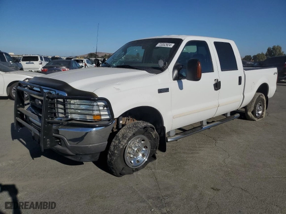 2003 Ford Super Duty F-250 XL with VIN 1FTNW21S93ED16066, listed as a Copart auction lot 73352924 with 250,741 mi miles and Salvage Title. Bid and sale history available at carsss.com. Image 1.