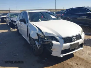 2015 Lexus GS 350 with VIN JTHCE1BL6FA003367, listed as a IAAI auction lot 41213599 with 141,305 mi miles. Bid and sale history available at carsss.com. Image 1.