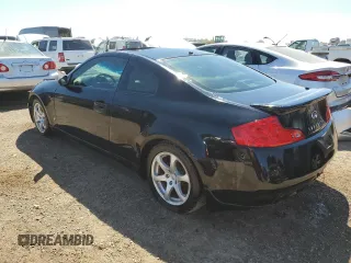 2006 Infiniti G35 Coupe with VIN JNKCV54EX6M715644, listed as a Copart auction lot 69753754 with 134,445 mi miles and Salvage Title. Bid and sale history available at carsss.com. Image 2.