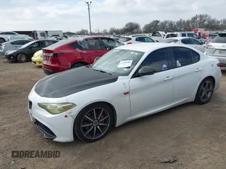 2017 Alfa Romeo Giulia with VIN ZARFAEBN3H7535202, listed as a IAAI auction lot 41494009 with 90,071 mi miles. Bid and sale history available at carsss.com. Image 17.