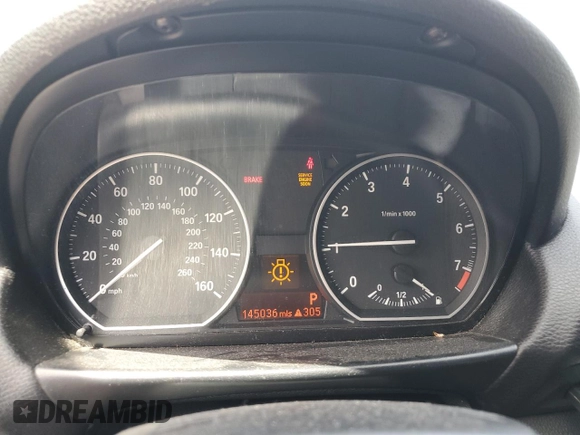 2010 BMW 1 Series 128i with VIN WBAUN1C50AVH81851, listed as a Copart auction lot 56607275 with 145,036 mi miles and Salvage title. Bid and sale history available at DreamBid. Image 9.