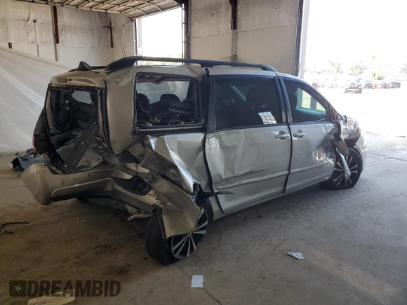2010 Toyota Sienna XLE with VIN 5TDYK4CCXAS323450, listed as a Copart auction lot 62491545 with 220,121 mi miles and Salvage title. Bid and sale history available at DreamBid. Image 3.