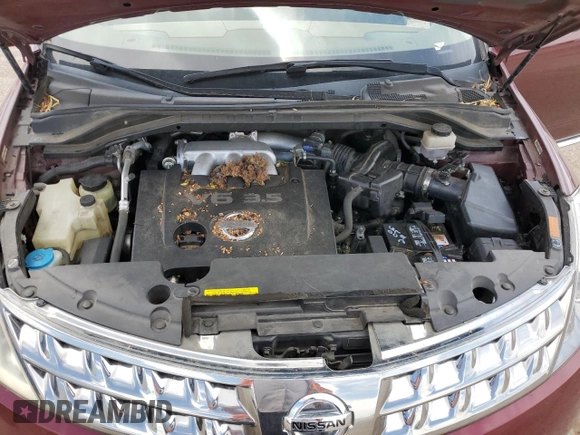 2007 Nissan Murano S z VIN JN8AZ08T67W507215, wystawiony jako Copart lot #56921305 z przebiegiem 101 726 mil mil oraz Czysty tytuł • Clean title. Historia ofert i sprzedaży dostępna na DreamBid. Obrazek 11.
