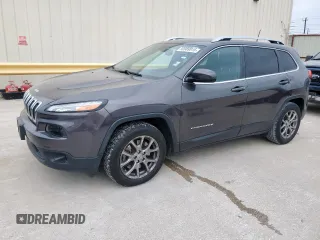 2018 Jeep Cherokee Latitude Plus with VIN 1C4PJLLB6JD621795, listed as a Copart auction lot 50989815 with 107,531 mi miles and Salvage title. Bid and sale history available at DreamBid. Image 1.