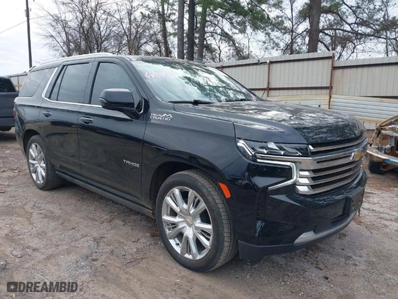 2023 Chevrolet Tahoe High Country with VIN 1GNSKTKT8PR441562, listed as a IAAI auction lot 41544253 with 24,453 mi miles. Bid and sale history available at carsss.com. Image 1.
