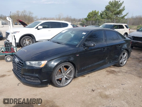 2016 Audi A3 1.8T Premium with VIN WAUA7GFF9G1069677, listed as a IAAI auction lot 42130460 with 148,154 mi miles. Bid and sale history available at carsss.com. Image 17.