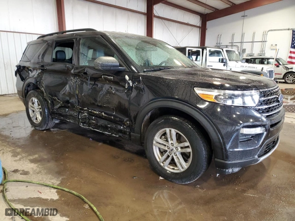 2020 Ford Explorer XLT with VIN 1FMSK8DH9LGA79239, listed as a Copart auction lot 42434855 with 70,733 mi miles and Salvage Title. Bid and sale history available at carsss.com. Image 4.