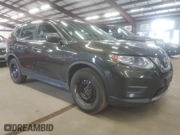 2017 Nissan Rogue SV with VIN KNMAT2MV1HP543809, listed as a Copart auction lot 60894445 with 252,508 mi miles and Clean title. Bid and sale history available at DreamBid. Image 4.