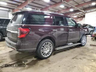 2023 Ford Expedition Limited with VIN 1FMJU2A82PEA21126, listed as a Copart auction lot 46068165 with 36,438 mi miles and Non Repairable. Bid and sale history available at carsss.com. Image 3.