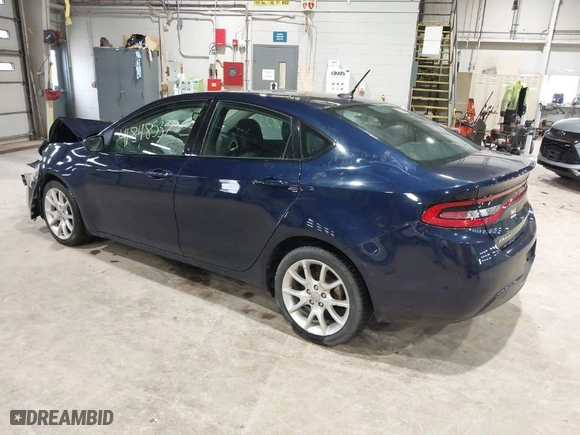 2014 Dodge Dart SXT with VIN 1C3CDFBB4ED743901, listed as a IAAI auction lot 41848537 with 105,405 mi miles. Bid and sale history available at carsss.com. Image 3.