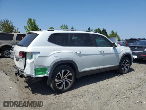 2023 Volkswagen Atlas SEL z VIN 1V2BR2CA6PC555170, wystawiony jako Copart lot #55445335 z przebiegiem 20 243 mil mil oraz Szkoda całkowita • Salvage title. Historia ofert i sprzedaży dostępna na DreamBid. Obrazek 3.
