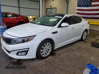 2015 Kia Optima EX with VIN 5XXGN4A73FG487785, listed as a Copart auction lot 47874065 with 103,568 mi miles and Clean Title. Bid and sale history available at carsss.com. Image 1.