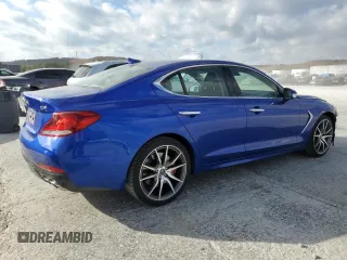 2020 Genesis G70 2.0T Sport with VIN KMTG24LA1LU063322, listed as a Copart auction lot 78487314 with 14,284 mi miles and Salvage Title. Bid and sale history available at carsss.com. Image 3.