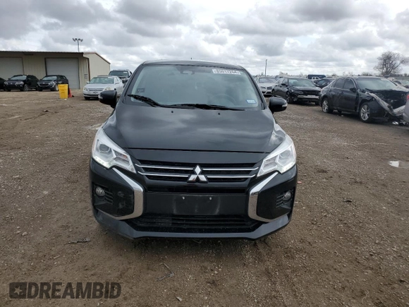 2023 Mitsubishi Mirage SE z VIN ML32FVFJ3PHF06556, wystawiony jako Copart lot #85017264 z przebiegiem 34 585 mil mil oraz Szkoda całkowita • Salvage title. Historia ofert i sprzedaży dostępna na DreamBid. Obrazek 5.