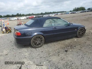 2003 BMW 3 Series 330Ci with VIN WBABS534X3JU96967, listed as a Copart auction lot 64602915 with 178,284 mi miles and Salvage title. Bid and sale history available at DreamBid. Image 3.
