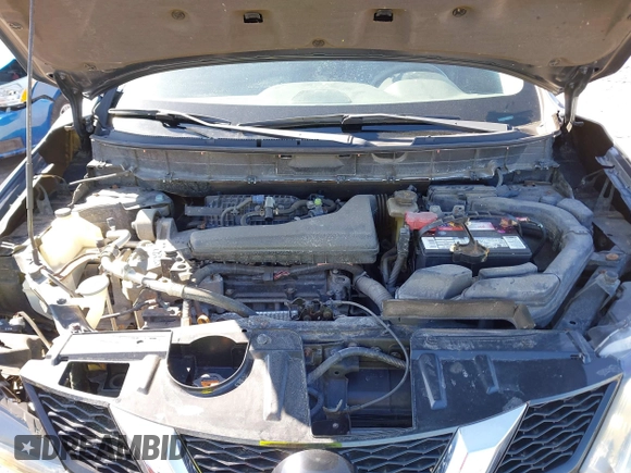 2014 Nissan Rogue S with VIN 5N1AT2MV1EC820635, listed as a IAAI auction lot 41814010 with 168,926 mi miles. Bid and sale history available at carsss.com. Image 10.