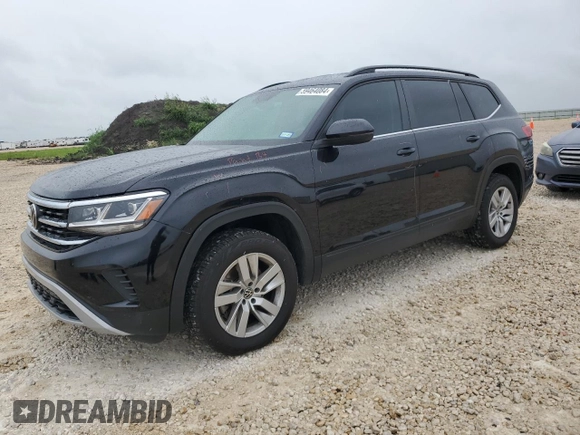 2021 Volkswagen Atlas S with VIN 1V2AP2CAXMC501397, listed as a Copart auction lot 59464084 with 39,181 mi miles and Salvage title. Bid and sale history available at DreamBid. Image 1.