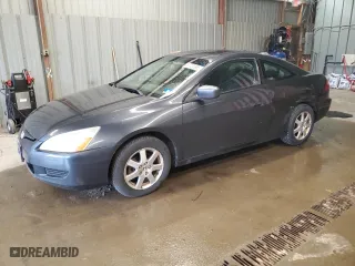 2005 Honda Accord Cpe EX-L V6 with VIN 1HGCM82655A009524, listed as a Copart auction lot 53703965 with 90,963 mi miles and Salvage Title. Bid and sale history available at carsss.com. Image 1.