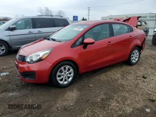 2015 Kia Rio LX with VIN KNADM4A34F6448489, listed as a Copart auction lot 50269865 with 62,934 mi miles and Salvage Title. Bid and sale history available at carsss.com. Image 1.
