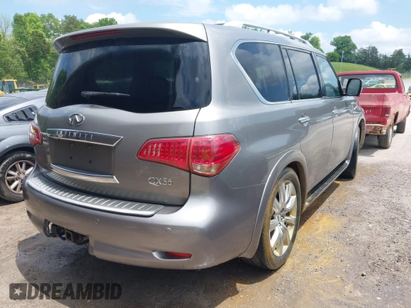 2013 Infiniti QX56 with VIN JN8AZ2NE4D9060623, listed as a IAAI auction lot 42231609 with 229,360 mi miles and . Bid and sale history available at DreamBid. Image 4.