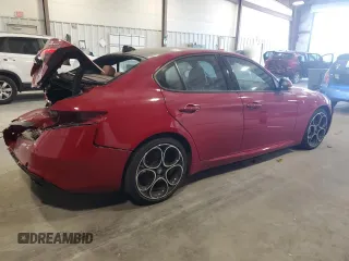 2022 Alfa Romeo Giulia Veloce with VIN ZARFAMBN7N7655042, listed as a Copart auction lot 53232075 with 20,975 mi miles and Salvage title. Bid and sale history available at DreamBid. Image 3.