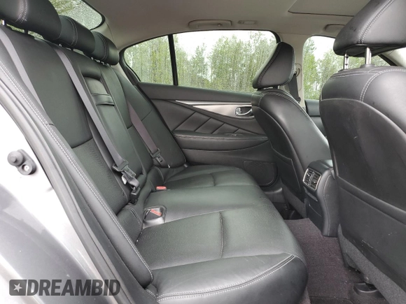 2015 Infiniti Q50 Premium with VIN JN1BV7AR1FM399537, listed as a Copart auction lot 58792395 with 179,391 mi miles and Salvage title. Bid and sale history available at DreamBid. Image 10.