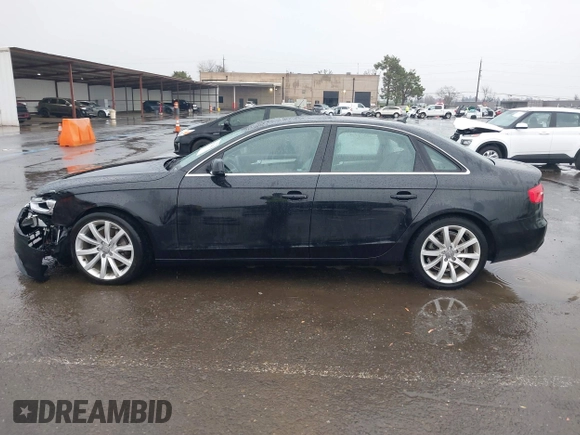 2013 Audi A4 Premium Plus with VIN WAUFFAFL1DN030548, listed as a IAAI auction lot 41523842 with 60,011 mi miles. Bid and sale history available at carsss.com. Image 14.