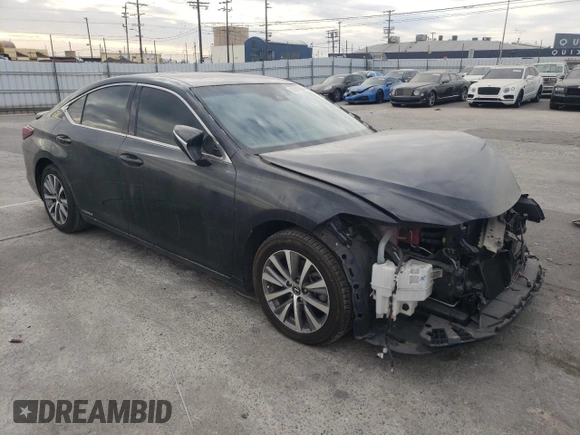 2021 Lexus ES with VIN 58ACA1C18MU003753, listed as a Copart auction lot 83847384 with 0 mi miles and Salvage Title. Bid and sale history available at carsss.com. Image 4.