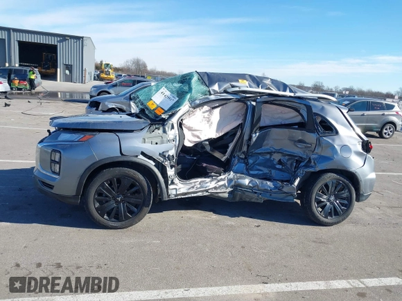 2022 Mitsubishi Outlander Sport ES with VIN JA4ARUAU7NU002468, listed as a IAAI auction lot 41429517 with 74,015 mi miles. Bid and sale history available at carsss.com. Image 6.