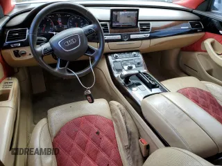 2014 Audi A8 3.0T z VIN WAURGAFD6EN004841, wystawiony jako Copart lot #51474005 z przebiegiem 214 588 mil mil oraz Szkoda całkowita • Salvage title. Historia ofert i sprzedaży dostępna na DreamBid. Obrazek 8.