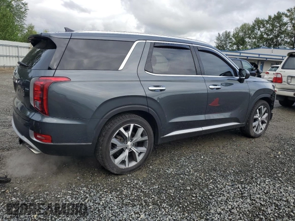2022 Hyundai Palisade SEL with VIN KM8R4DHE7NU408641, listed as a Copart auction lot 57335835 with 66,510 mi miles and Salvage title. Bid and sale history available at DreamBid. Image 3.