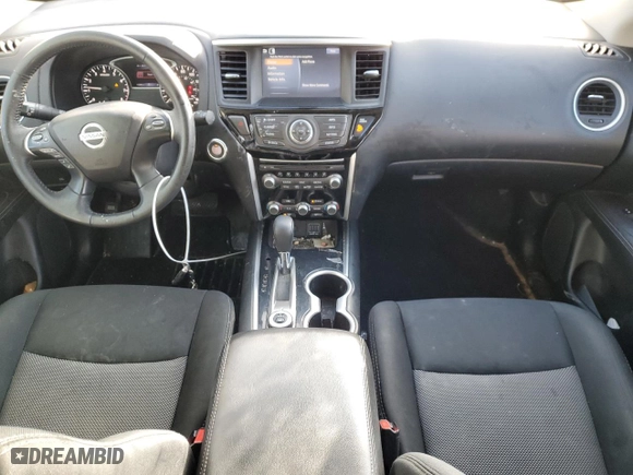 2018 Nissan Pathfinder SV with VIN 5N1DR2MM9JC669685, listed as a Copart auction lot 45734705 with 113,284 mi miles and Salvage Title. Bid and sale history available at carsss.com. Image 8.
