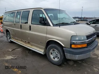 2006 Chevrolet Express Passenger with VIN 1GAHG39U561269015, listed as a Copart auction lot 46694605 with 91,316 mi miles and Clean title. Bid and sale history available at DreamBid. Image 4.