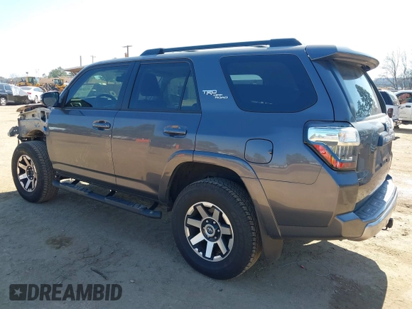 2023 Toyota 4Runner TRD Off Road Premium with VIN JTERU5JR0P6172778, listed as a IAAI auction lot 41650818 with 35,005 mi miles and . Bid and sale history available at DreamBid. Image 3.