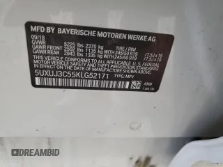2019 BMW X4 xDrive30i z VIN 5UXUJ3C55KLG52171, wystawiony jako Copart lot #53265515 z przebiegiem 68 346 mil mil oraz Szkoda całkowita • Salvage title. Historia ofert i sprzedaży dostępna na DreamBid. Obrazek 14.